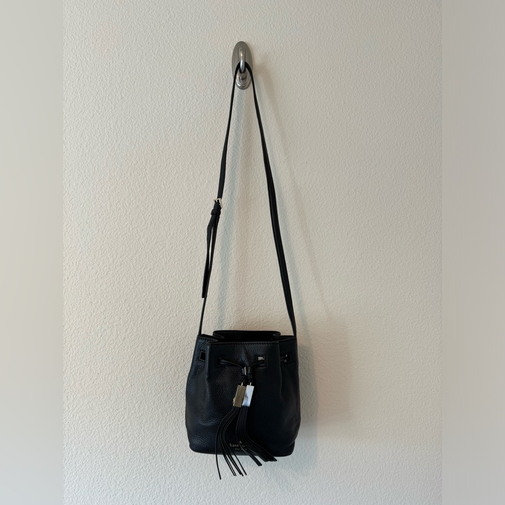 Kate Spade Black Small Bucket Crossbody Bag - Picture 3 of 10
